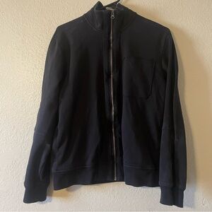 Hugo Boss Stretch-cotton Zip-up Sweatshirt